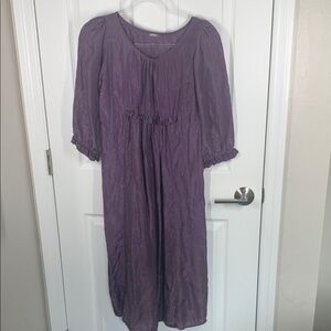 Matta purple silk dress